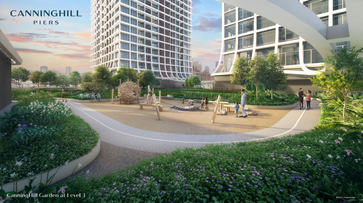 Canninghill Piers, artist's impression 5