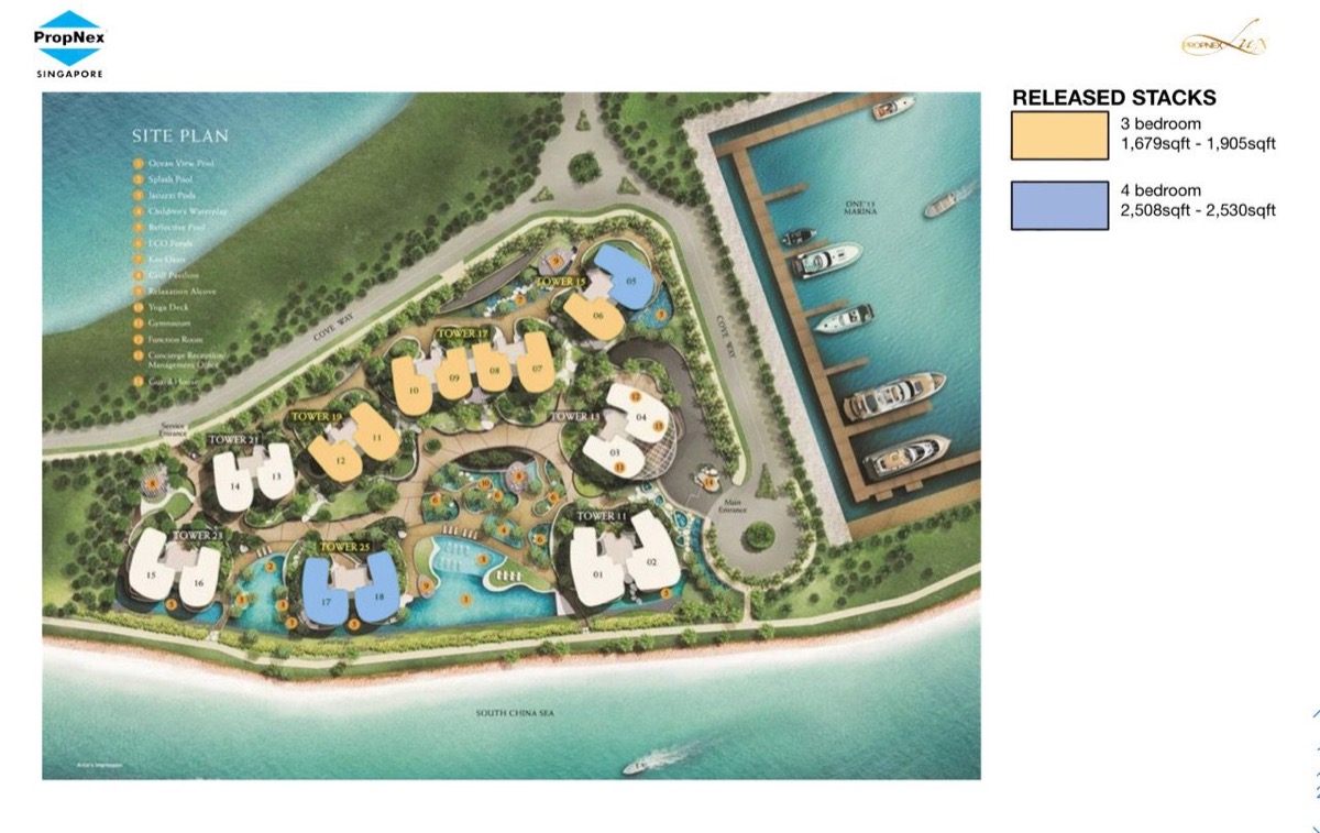 Cape Royale site plan