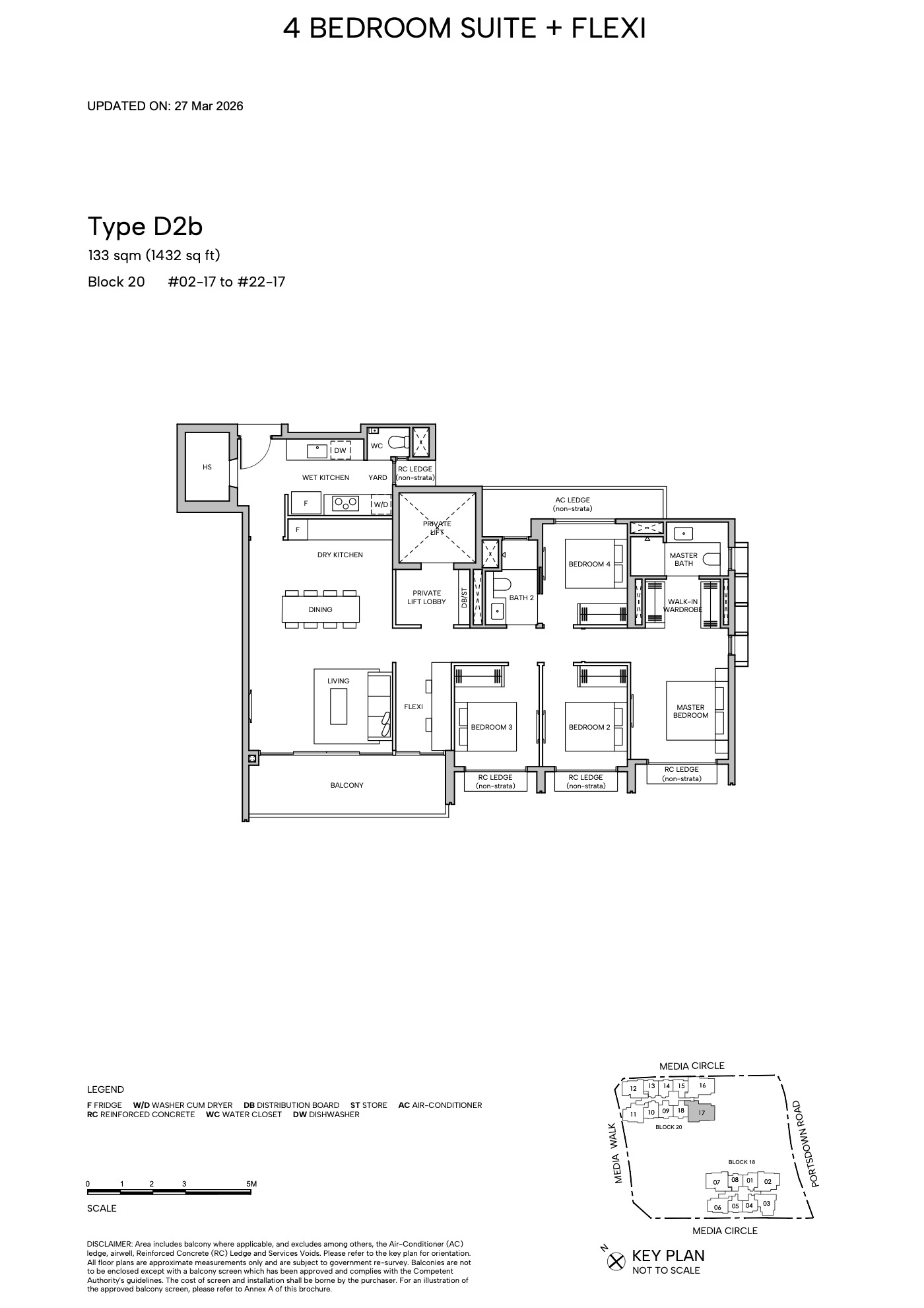 Hudson Place Residences floor plan, page 14