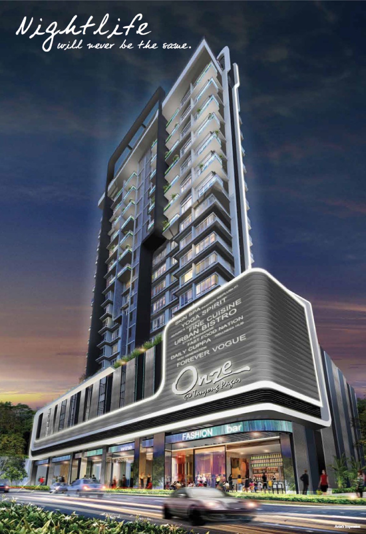 Onze @ Tanjong Pagar, artist's impression 3
