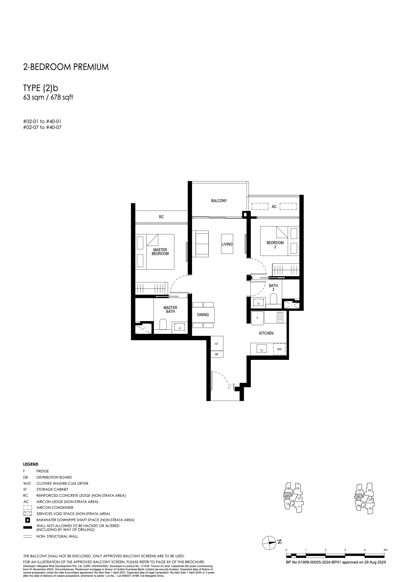 Penrith floor plan, page 2