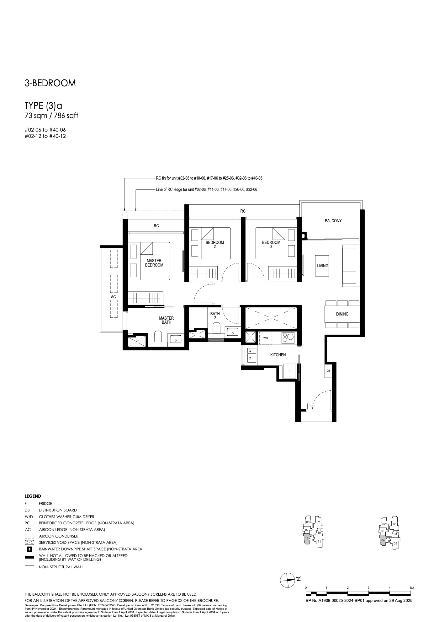 Penrith floor plan, page 3