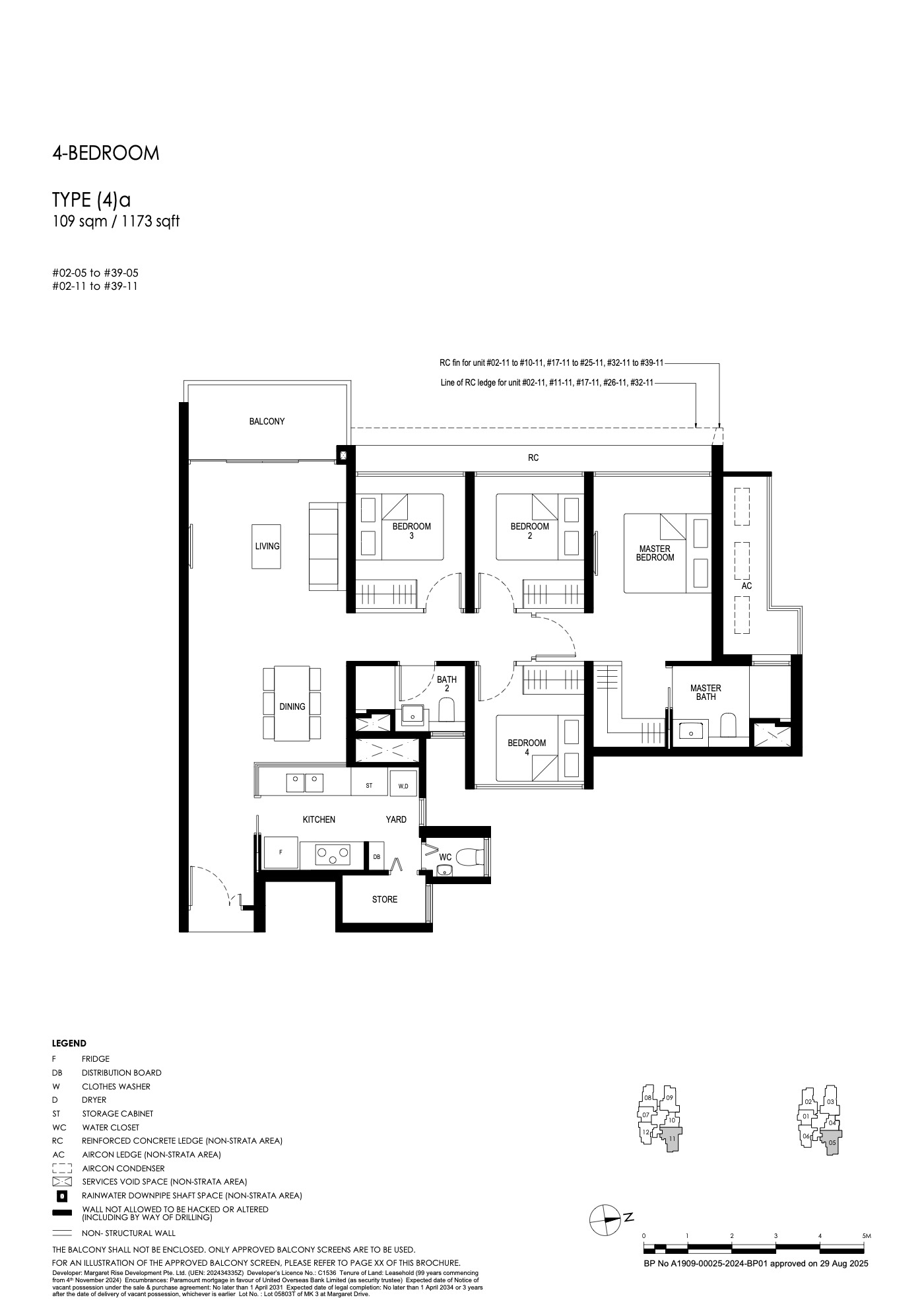 Penrith floor plan, page 7