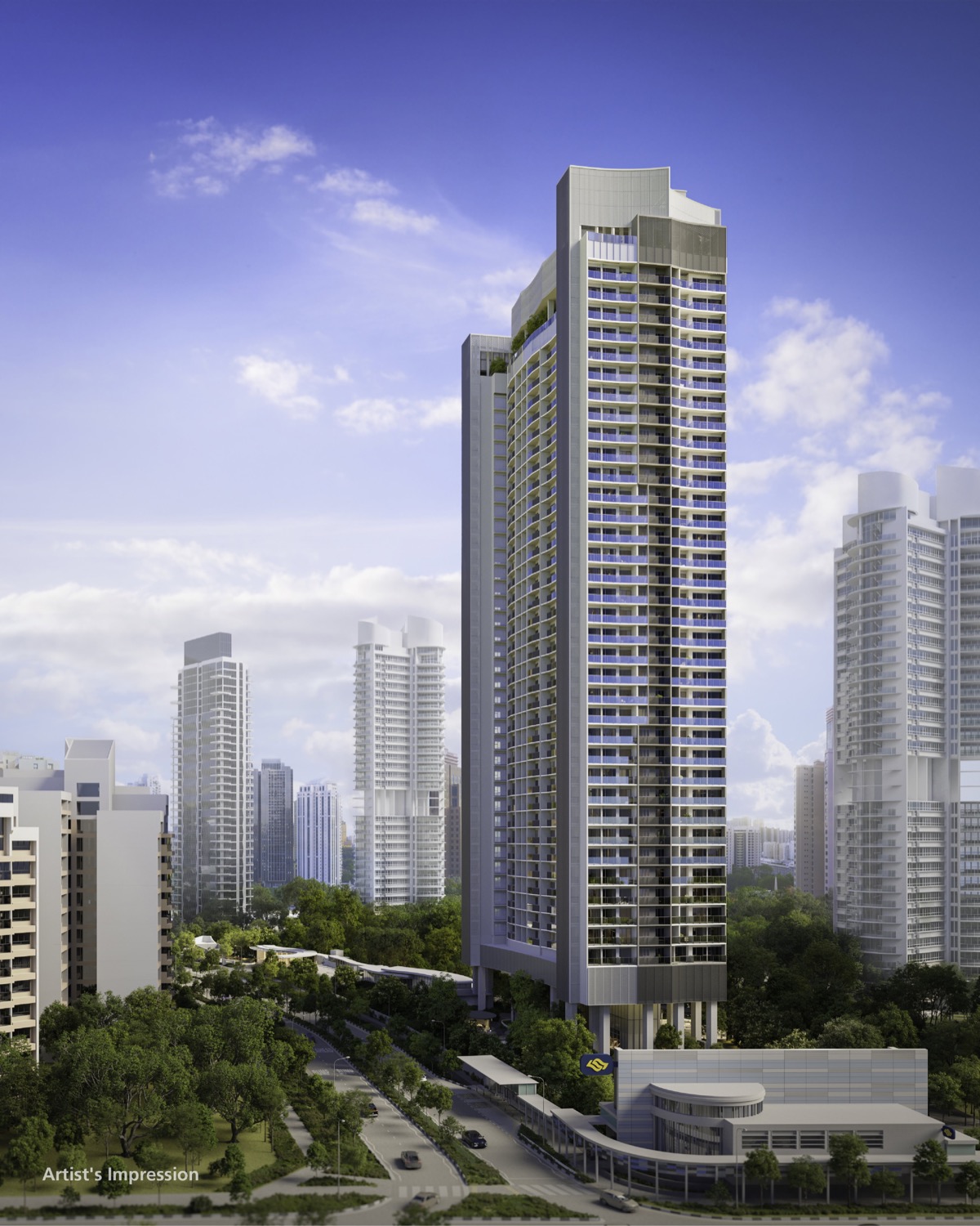 River Green, artist's impression 2