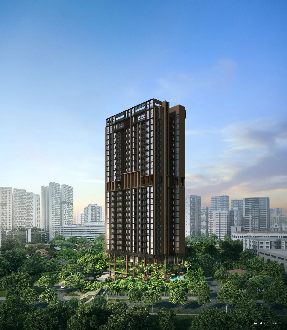 The Arcady at Boon Keng, artist's impression 3