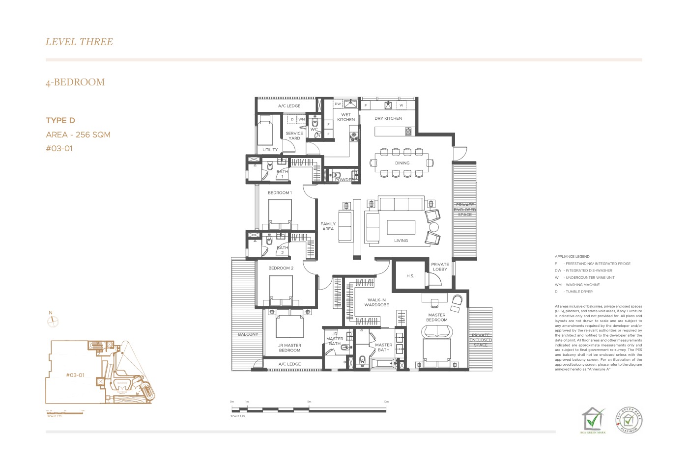 The Giverny Residences floor plan, page 4