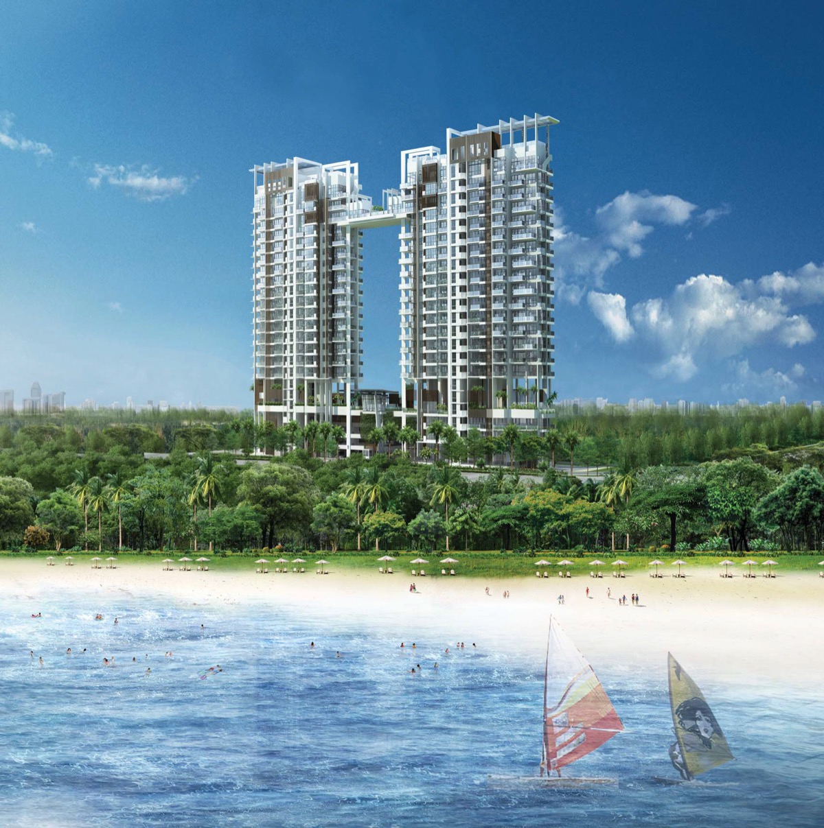 The Line @ Tanjong Rhu, artist's impression 2