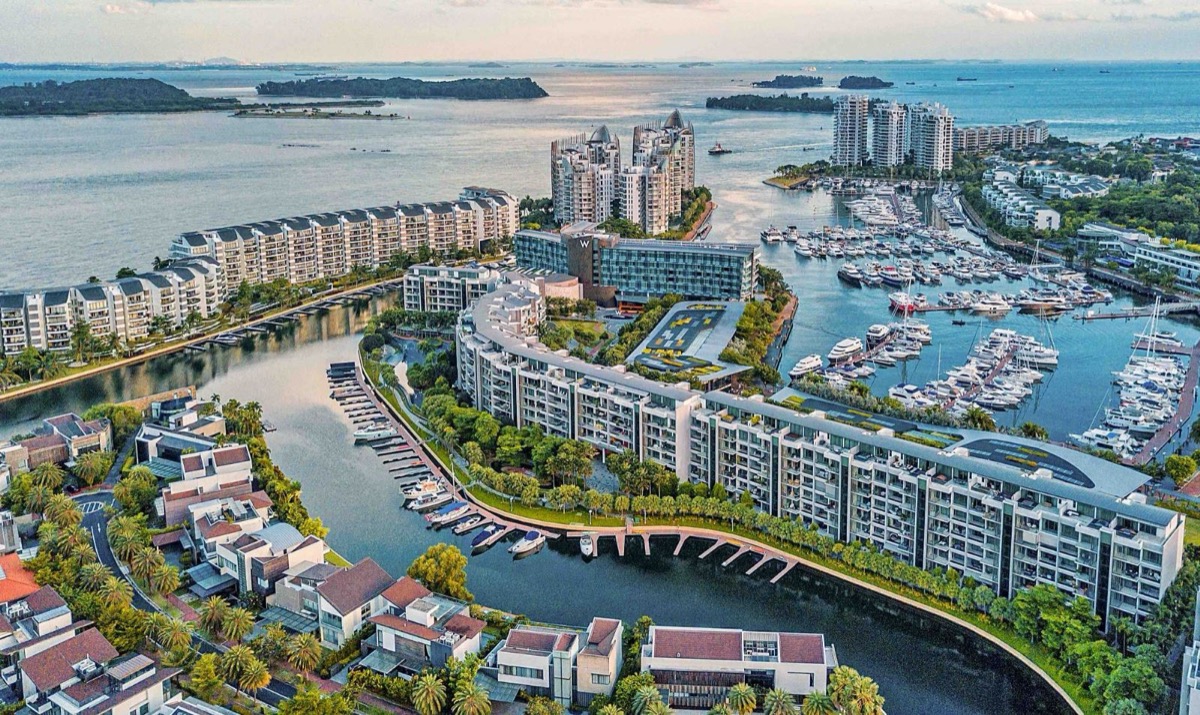 The Residences At W Singapore Sentosa Cove artist's impression