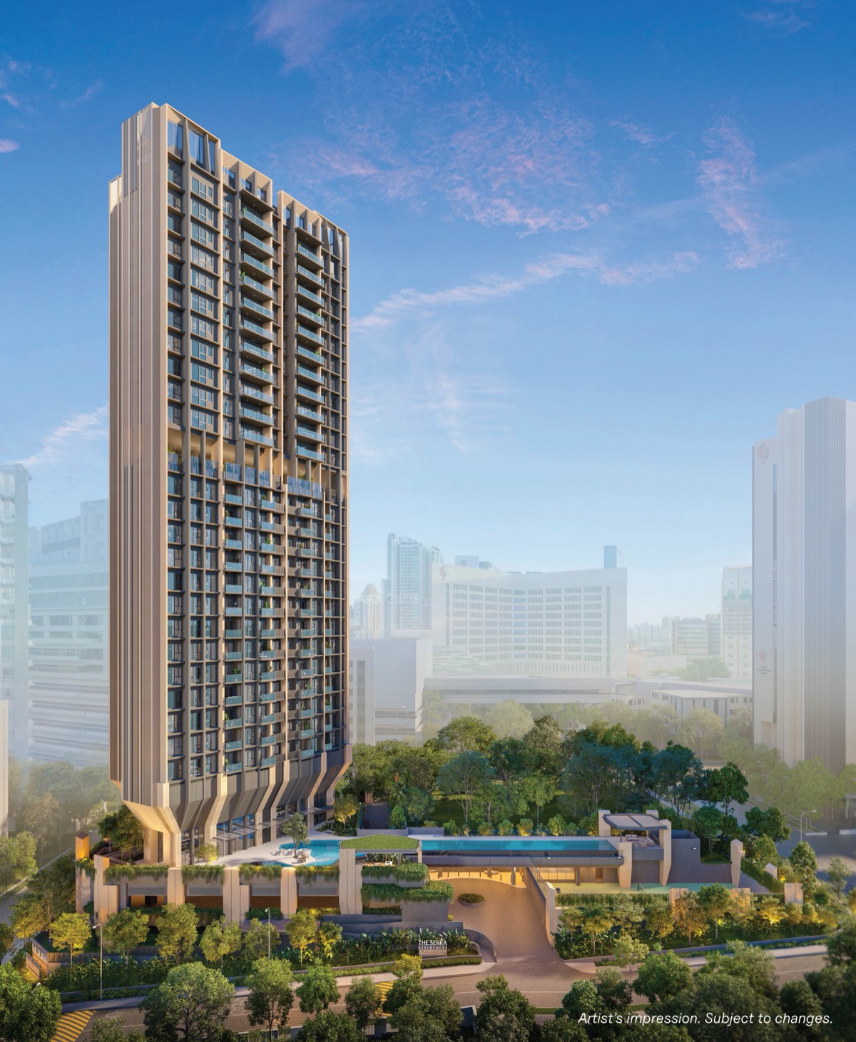 The Serra Residences, artist's impression 2