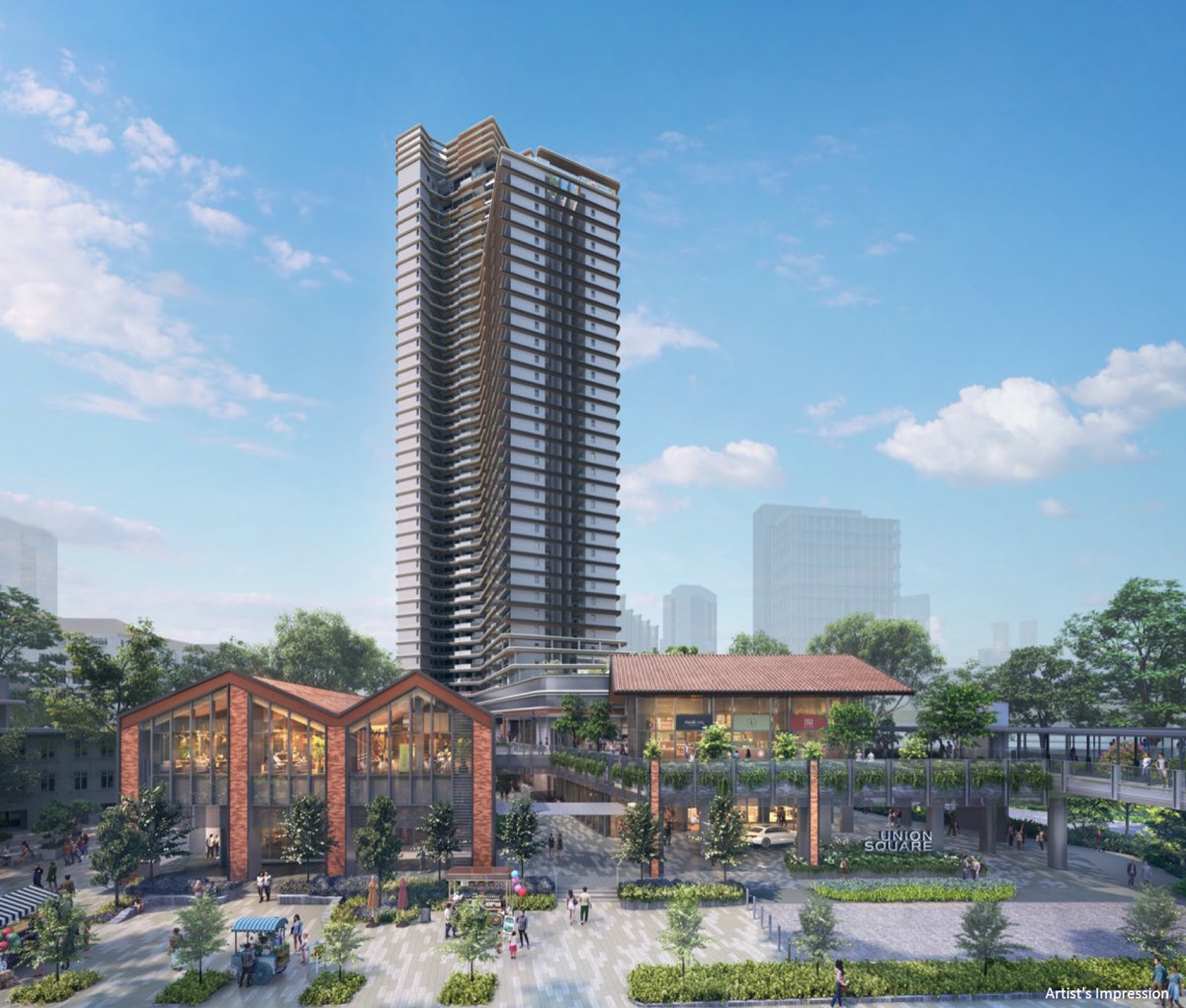 Union Square Residences artist's impression