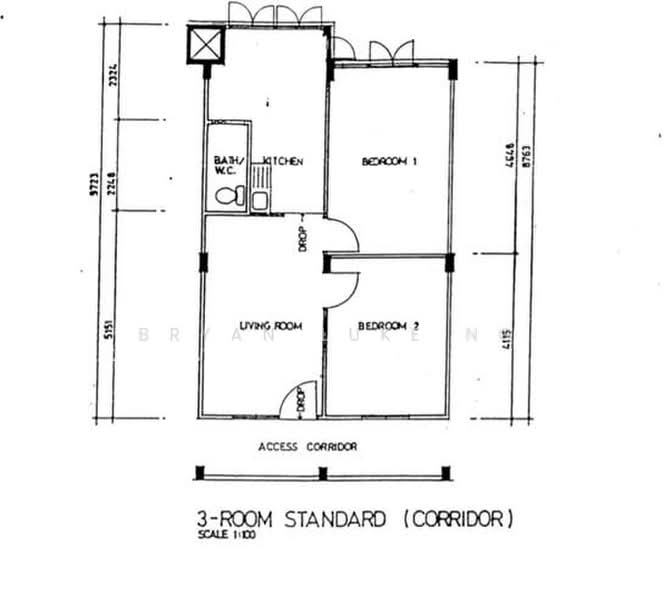 Blk 102 Commonwealth Crescent, floor plan